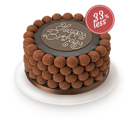 promotional image of chocolate cake